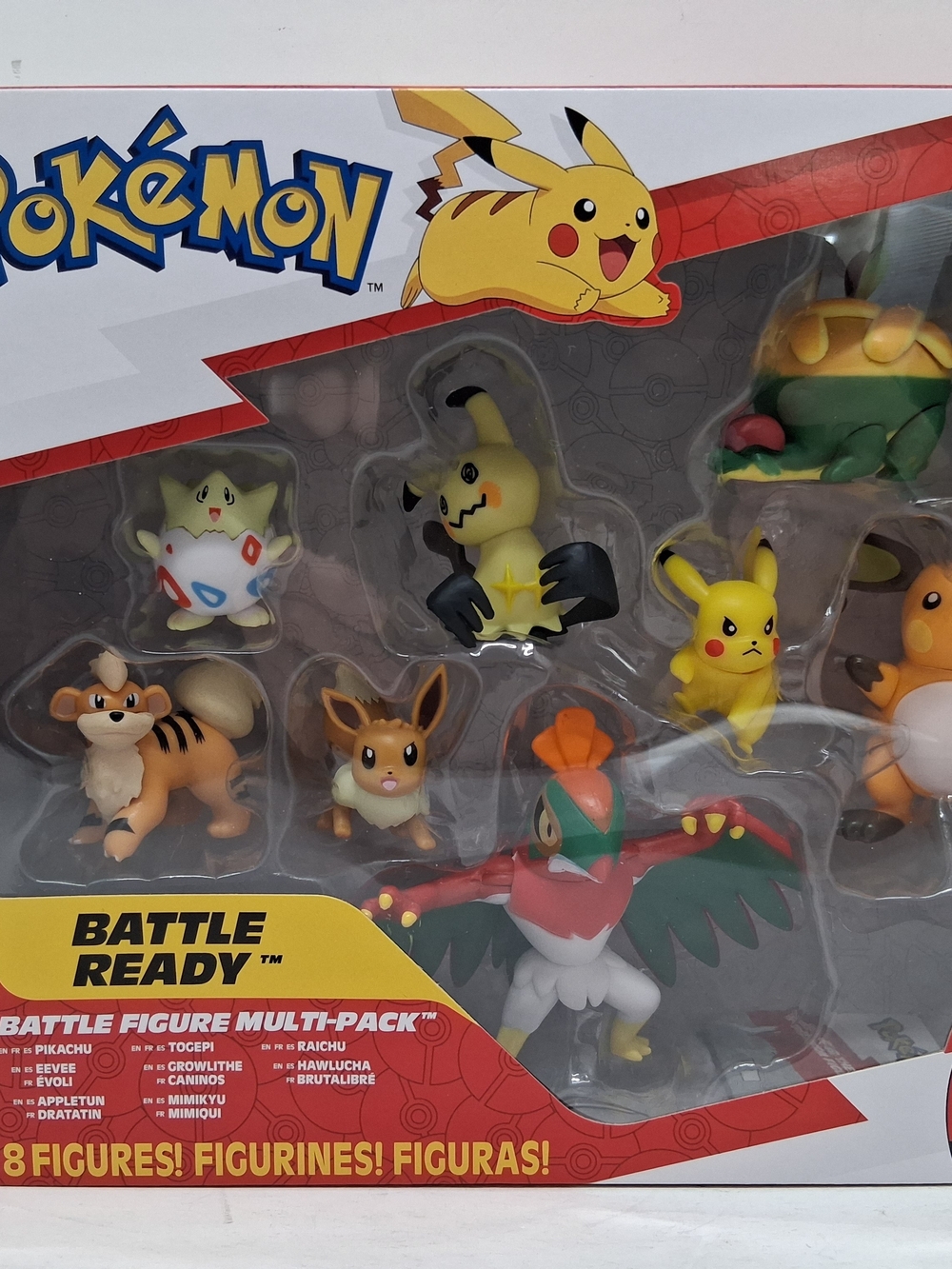 Pokemon Battle Ready Kids Action Figure Multi-Pack - Yellow
